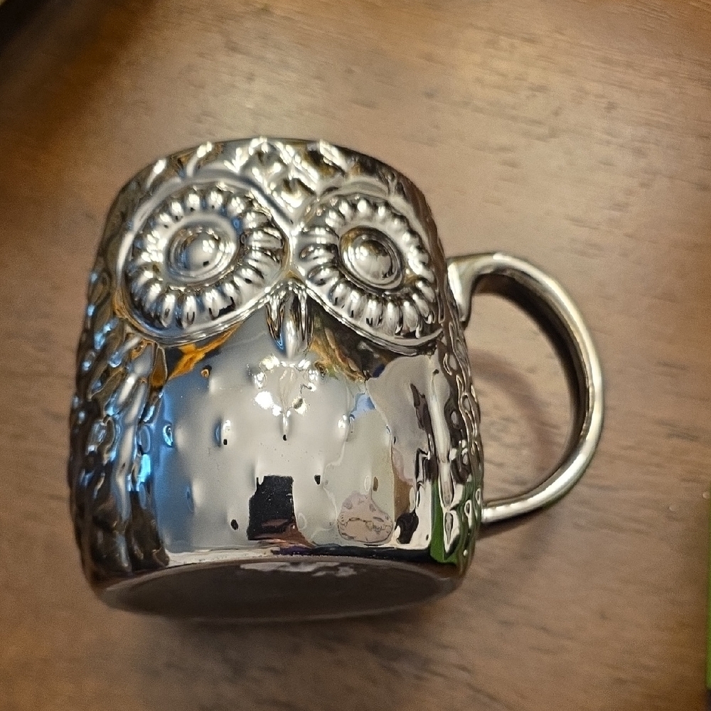 Silver Owl Mug